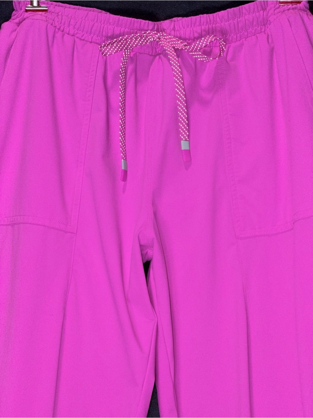 Fabletics The ONE Jogger Neon Pink Tropic Drawstring Jogger Pants Size M - Picture 5 of 9